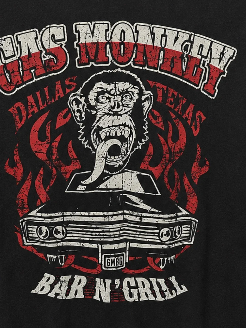 Gas Monkey Bar N’ Grill Dallas Texas Graphic Tee-Men’s Large